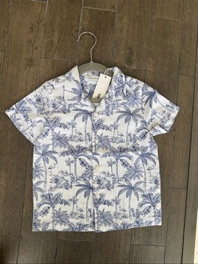 Janie and Jack palms getaway shirt size 3